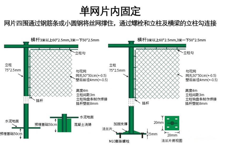 西安羽毛球圍欄網(wǎng)網(wǎng)球場圍網(wǎng)